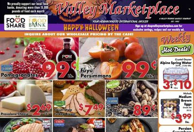 Valley Marketplace (CA) Weekly Ad Flyer Specials October 25 to October 31, 2023