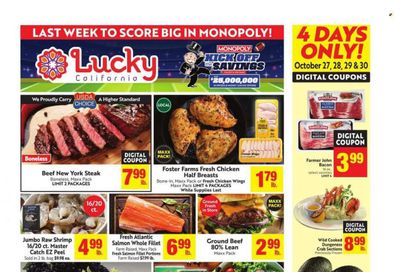 Lucky California Weekly Ad Flyer Specials October 25 to October 31, 2023