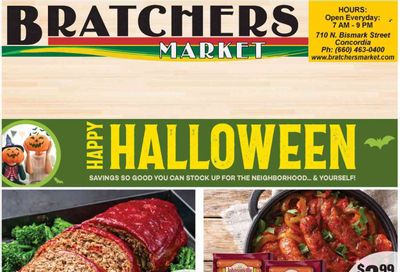 Bratchers Market (MO) Weekly Ad Flyer Specials October 25 to October 31, 2023