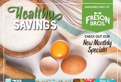 Freson Bros. Healthy Savings Flyer October 27 to November 30