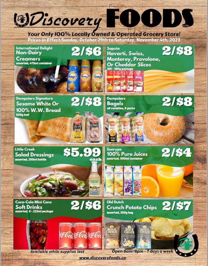 Discovery Foods Flyer October 29 to November 4