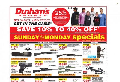 Dunham's Sports Weekly Ad Flyer Specials October 28 to November 2, 2023