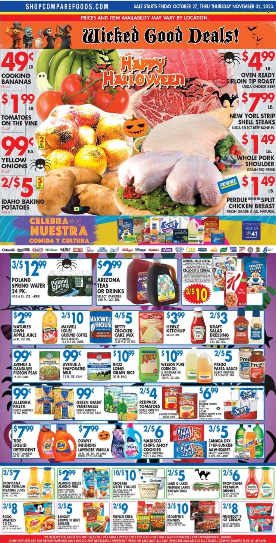 Compare Foods (CT, MD, NC, NJ, NY, RI) Weekly Ad Flyer Specials October 27 to November 2, 2023