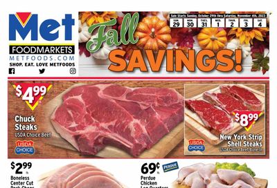 Met Foodmarkets Weekly Ad Flyer Specials October 29 to November 4, 2023