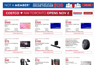 Costco (ON, West & Atlantic) Weekly Savings October 30 to November 12