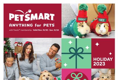 PetSmart Holiday LookBook Flyer October 30 to December 24