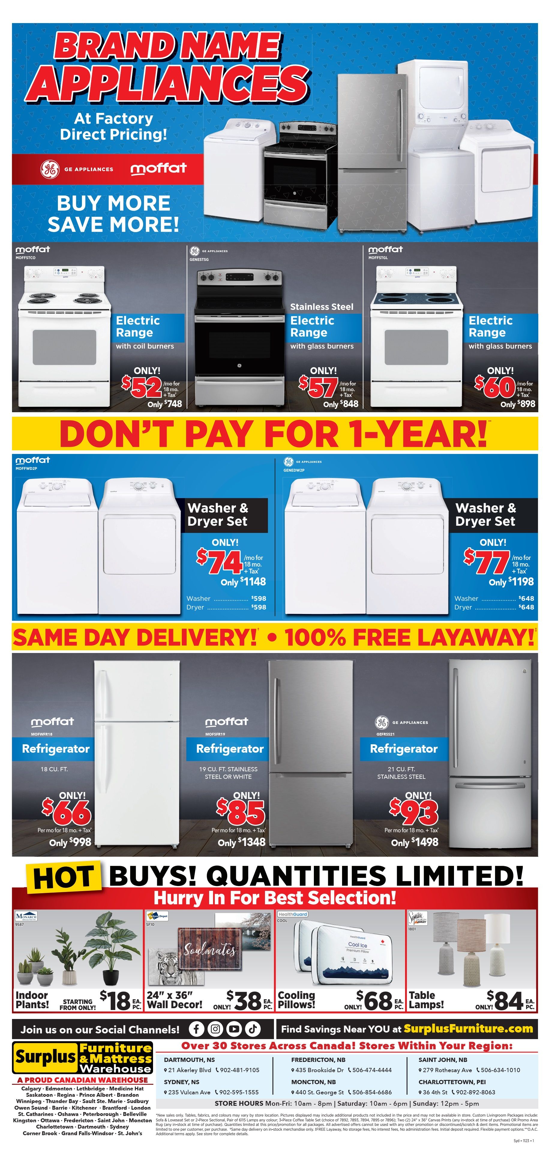 Surplus Furniture & Mattress Warehouse (Sydney) Flyer October 30 to November 19
