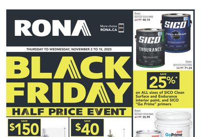 Rona (West) Flyer November 2 to 15