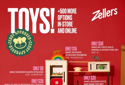 Zellers Toys Flyer November 1 to December 24