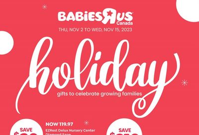 Babies R Us Flyer November 2 to 15