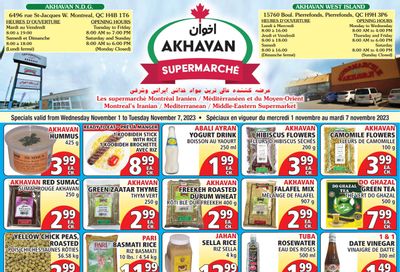 Akhavan Supermarche Flyer November 1 to 7