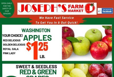 Joseph's Farm Market Flyer May 20 to 25