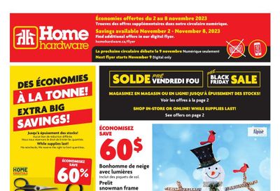 Home Hardware (QC) Flyer November 2 to 8