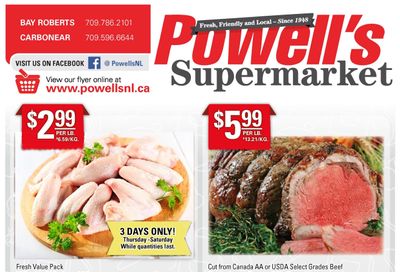 Powell's Supermarket Flyer November 2 to 8