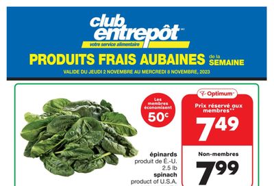 Wholesale Club (QC) Fresh Deals of the Week Flyer November 2 to 8