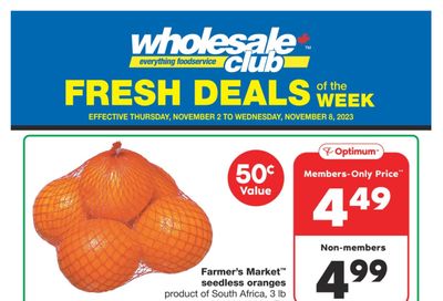 Wholesale Club (Atlantic) Fresh Deals of the Week Flyer November 2 to 8