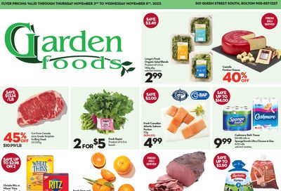 Garden Foods Flyer November 2 to 8
