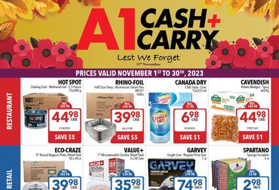 A-1 Cash and Carry Flyer November 1 to 30