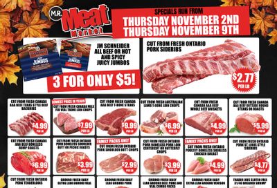 M.R. Meat Market Flyer November 2 to 9