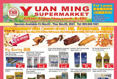 Yuan Ming Supermarket Flyer November 3 to 9