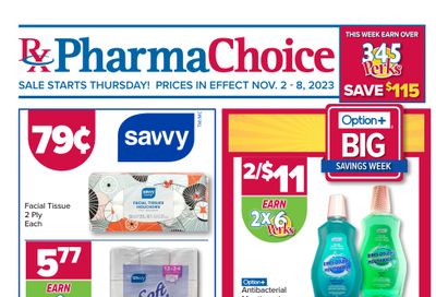 PharmaChoice (BC, AB, SK & MB) Flyer November 2 to 8