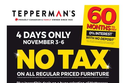 Tepperman's Flyer November 3 to 9