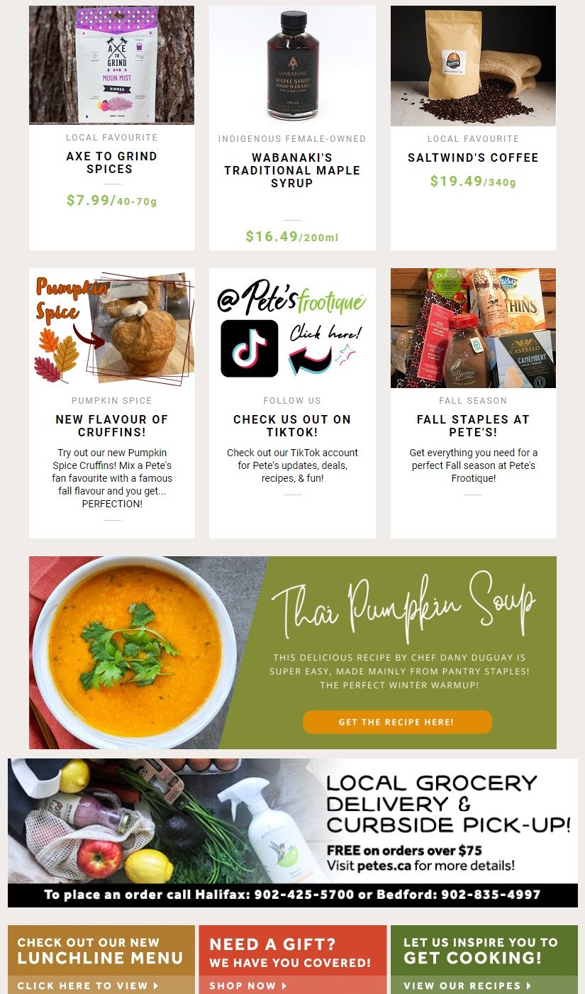 Pete's Fine Foods Flyer November 2 to 8
