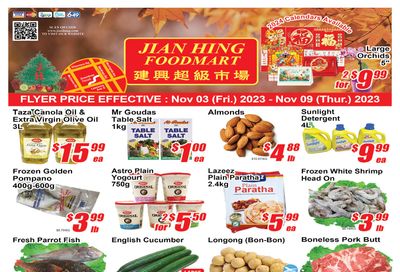 Jian Hing Foodmart (Scarborough) Flyer November 3 to 9