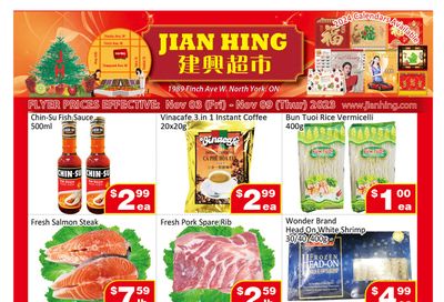 Jian Hing Supermarket (North York) Flyer November 3 to 9