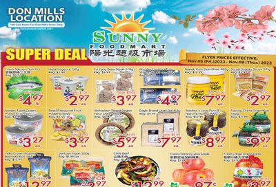 Sunny Foodmart (Don Mills) Flyer November 3 to 9
