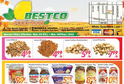 BestCo Food Mart (Etobicoke) Flyer November 3 to 9