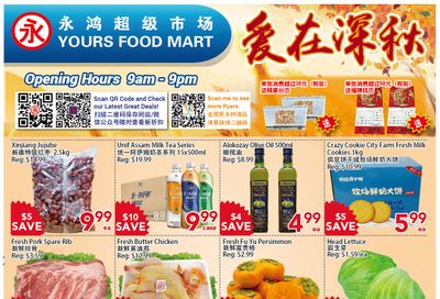 Yours Food Mart Flyer November 3 to 9