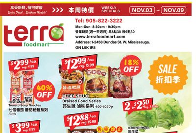 Terra Foodmart Flyer November 3 to 9