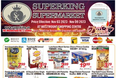 Superking Supermarket (London) Flyer November 3 to 9