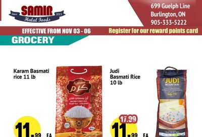 Samir Supermarket Flyer November 3 to 6