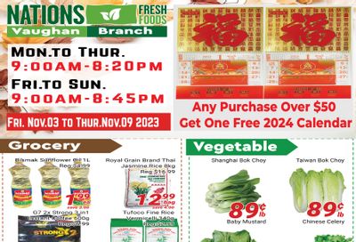 Nations Fresh Foods (Hamilton) Flyer November 3 to 9