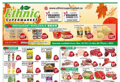 Ethnic Supermarket (Guelph) Flyer November 3 to 9