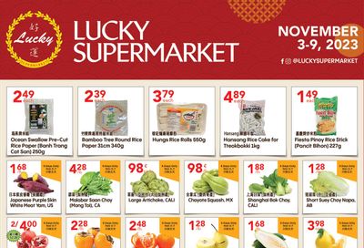 Lucky Supermarket (Calgary) Flyer November 3 to 9