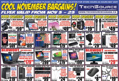 TechSource Flyer November 3 to 23