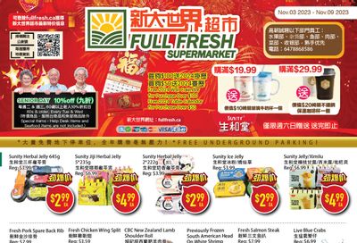 Full Fresh Supermarket Flyer November 3 to 9