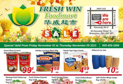 Fresh Win Foodmart Flyer November 3 to 9
