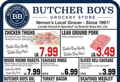 Butcher Boys Grocery Store Flyer November 3 to 9