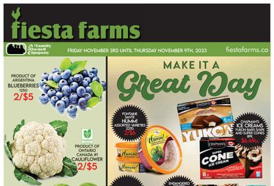 Fiesta Farms Flyer November 3 to 9