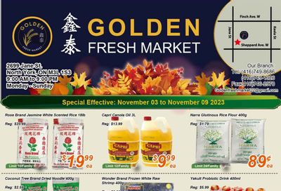 Golden Fresh Market Flyer November 3 to 9