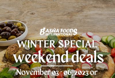 Basha Foods International Weekend Deals Flyer November 3 to 6