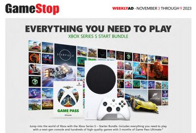 GameStop Flyer November 3 to 9