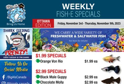 Big Al's (Ottawa East) Weekly Specials November 3 to 9