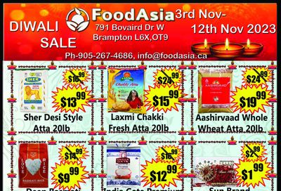 FoodAsia Flyer November 3 to 12