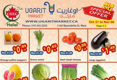 Ugarit Market Flyer October 31 to November 6