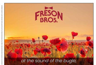 Freson Bros. Flyer November 10 to 16
